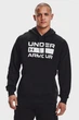 Мужское черное худи UA RIVAL FLC SIGNATURE HD Under Armour 3XL 1366363-001 - изображение 1
