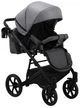 Коляска 2 в 1 Bair Kiwi Soft BKS-218 сірий - графіт (шкіра) - зображення 8