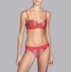 Купальник "Andres Sarda" формована чашка і трусики сліп червона смужка 75Д 3407-814 - изображение 1
