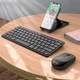 Беспроводная клавиатура и мышь Hoco DI05 для пк и планшетов iPad & Tab S Black (DI05B) - изображение 3
