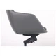 Кресло офисное Matteo Dark Grey 1160+70*700*680 Металл/Кожа комбинированная, цвет Темно-серый AMF - изображение 3