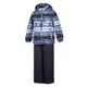 Зимовий комплект (куртка+штани) HUPPA YOKO Gray/Black 134см чорний (41190114-93348) - зображення 1
