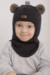 Зимняя шапка шлем Beezy для мальчика 1402-04-21 Мишка р. 1 (47-49 см) - изображение 1