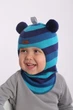 Зимняя шапка шлем Beezy для мальчика 1402-52-21 Мишка р. 2 (50-53 см) - изображение 2