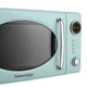 Мікрохвильова піч Vintage Cuisine у ретро стилі 700W М'ятна - изображение 4