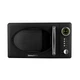 Мікрохвильова піч Vintage Cuisine у ретро стилі 700W Чорна - изображение 3