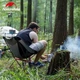 Крісло складане Naturehike YL05 New Moon Chair NH18Y050-Z black (6927595730676) - зображення 3