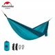 Гамак одноместный Naturehike 340T NH17D012-C Blue (6927595722169) - изображение 2