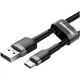 Дата кабель USB 3.1 AM to Type-C 0.5m 3A grey-black Baseus (CATKLF-AG1) - изображение 2