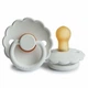 Пустышка FRIGG Daisy Bright White 0-6 мес латексная анатомическая - изображение 2