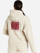 Толстовка на молнии с капюшоном женская Fila 110593-60 46-48 Кремовая (4670036920601) - изображение 2