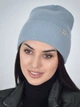 Шапка женская Malisa Итака ML3525 56-58 Сизая - изображение 2