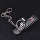 Брелок Victorinox Multiclip 4.1859 Сріблястий підвіска на ремінь з ланцюжком і карабіном - зображення 3