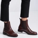 Sztyblety damskie skórzane ECCO Sartorelle 25 26650301014 36 23 cm Brązowe (809702438391) - obraz 2