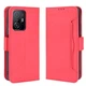 Чехол-книжка с кармашками Deexe Wallet Stand для Xiaomi 11T / 11T Pro - Red - изображение 2