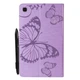 Защитный чехол Deexe Butterfly для Samsung Galaxy Tab A7 Lite (T220/T225) - Purple - изображение 3