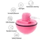 Іграшка для кішки USB smart м'яч-кулька з хаотичним рухом і випромінюваної червоною крапкою Червоний - зображення 4
