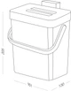 Відро для сміття MVM з кришкою BIN-11 3 л Біло-антрацитове (BIN-11 3L WHITE/ANTHRACITE) - изображение 10