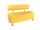 Диван BNB Флеш 1200x540x780 желтый - изображение 1