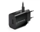 Мережевий зарядний пристрій REAL-EL CH-217 (2USB, 2.1A) Black + кабель Lightning - зображення 3
