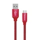 Дата кабель USB 2.0 AM to Type-C 2.0m red ColorWay (CW-CBUC008-RD) - зображення 1