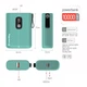Универсальная мобильная батарея ColorWay Full Power 10000mAh Green (CW-PB100LPK2GR-PDD) - изображение 6
