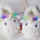 Домашні капці єдинороги білі для кігурумі із задником Kigurumi ktv0145 36-39 - зображення 2