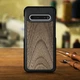Шкіряна накладка Stenk WoodBacker для LG V60 ThinQ Чорна (70265) - зображення 1