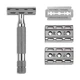 Станок для гоління Т-подібний Rockwell 6C Double Edge Safety Razor Gunmetal Chrome (Темний хром) - изображение 1