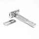 Станок для гоління Т-подібний Rockwell 6C Double Edge Safety Razor White Chrome (Світлий хром) - зображення 3