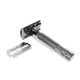 Станок для гоління Т-подібний Rockwell 2C Double Edge Safety Razor Gunmetal Chrome (Темний хром) - изображение 4