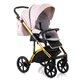 Універсальна коляска 2в1 mioobaby ZOOM Golden Line Рожева/золота - зображення 2