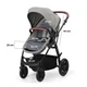 Універсальна коляска 3 в 1 Kinderkraft Xmoov Gray (KKWXMOVGRY3000) - изображение 10