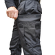 Штани тактичні Armoline POLICE BLACK. XXXL - зображення 6