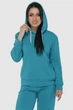 Худи For women М-310 54 Бирюзовый - изображение 5
