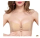Бюстгальтер без бретелей Invisible Fly Bra силиконовый невидимый с эффектом Push Up (S 717) Бежевый - изображение 1