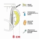 Чоловічі анатомічні боксери Anatomic Long 2.1 Black Series Micromodal, червоний 2XL BMO140-07 - зображення 2