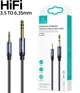 Інсертний кабель Usams HiFi AUX 3.5mm to 6.35mm Aluminum Alloy Audio Cable 1.2m - зображення 1