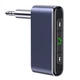 ФМ-модулятор Usams аудіоадаптер 3.5 DC Mini Car Wireless Audio Receiver BT 5.0, Mic, 6 Hours - зображення 1