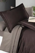 Постільний комплект First Choice S-401 Serenity dark brown & mink євро m017875 - зображення 2