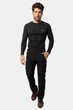 Брюки спортивные черные Softshell Avecs AV-50209 M - изображение 3
