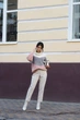 Классический женский свитер SVTR 443 44-52 пудра (SVTR 443_2) - изображение 6