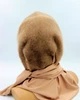 Косынка меховая VECONS "Паук" Оne size капучино - изображение 5