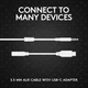 Наушники Logitech G333 K/DA Gaming Earphones White (981-000984) - изображение 4