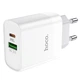 МЗП Hoco C80A Rapido PD20W + QC3.0 charger ( EU ) White - зображення 2