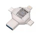 Флешка Beluck FLX32 для iPhone MacBook PC flash drive 32 GB 4 в 1 USB 3.0 / Type-C / Micro USB / Lightning (BLKFLX32) - зображення 6