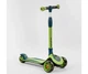 Самокат трехколесный Best Scooter C04909, усиленный, складной, со светящимися колесами, Зеленый - изображение 1