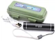 Яскравий акумуляторний мініатюрний ліхтарик зарядка через USB Bailong BL 517 Чорний - зображення 7
