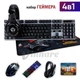 Игровой набор 4 в 1 клавиатура мышь наушники и коврик Combo Gamer с подсветкой - изображение 1