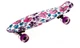 Скейт Penny Board Пенниборд Maraton Penny Ultra , цветы Penny Board в цветочек - изображение 1